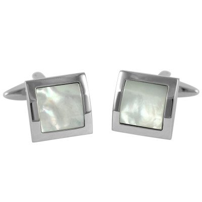 Запонки Lindenmann 10258 з перламутром